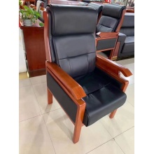 皮革面加宽办公椅